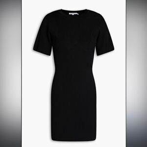 Good American ribbed black bodycon dress size 5 (2xl)